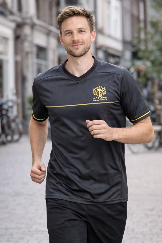 Model gegenereerd o.b.v. een foto van echt sportshirt van Bosch Sportswear
